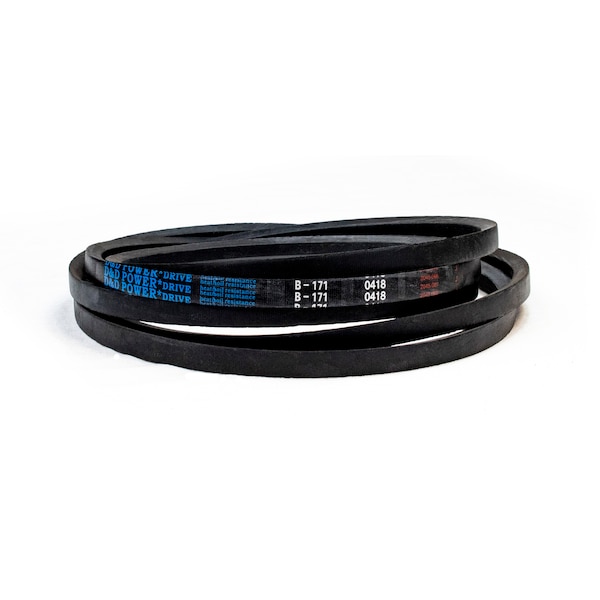 D&D B171 Classical V-Belt, 174 in Outside Length, 21/32 in Top Width, 1 Ribs B171 - main